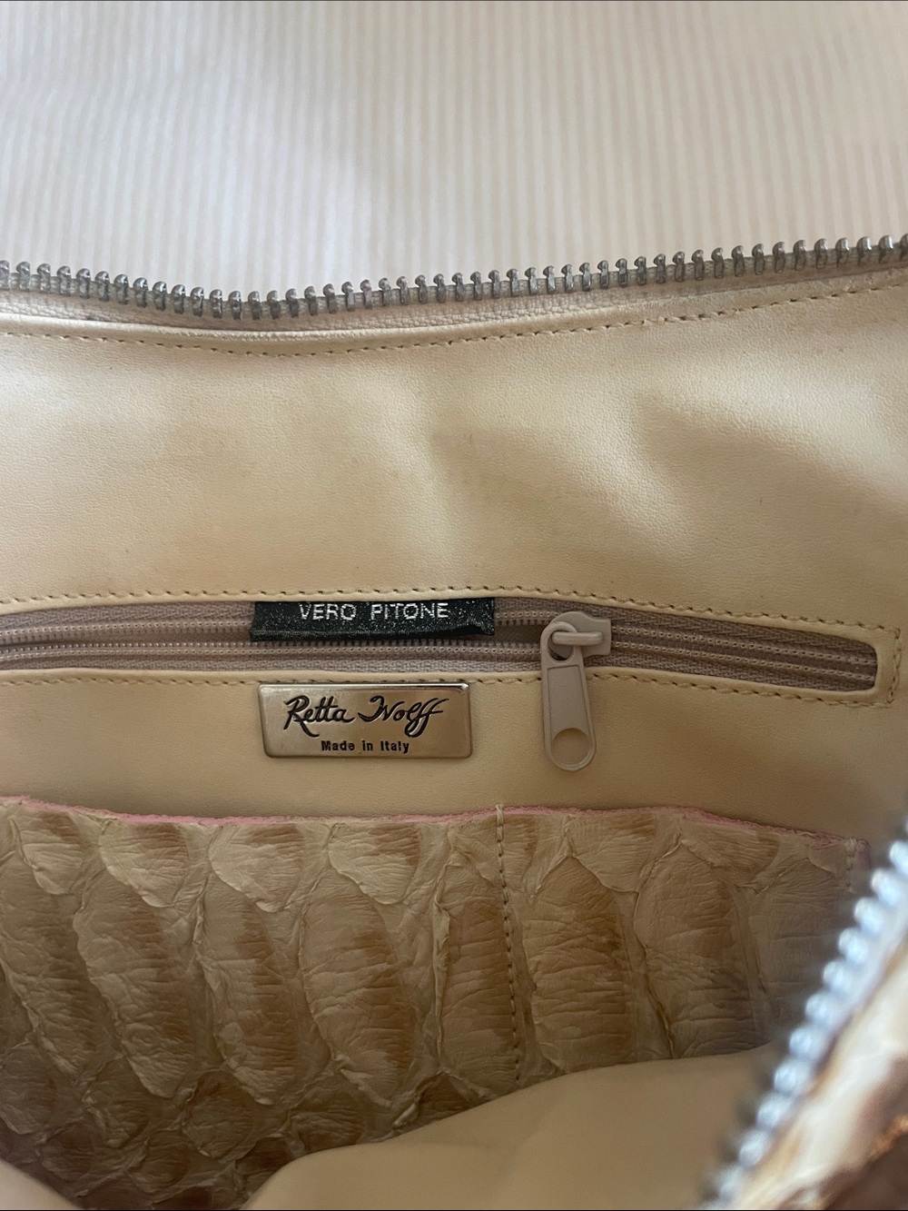 Y2K Retta Wolff Snake Shoulder Bag - Picture 2 of 2